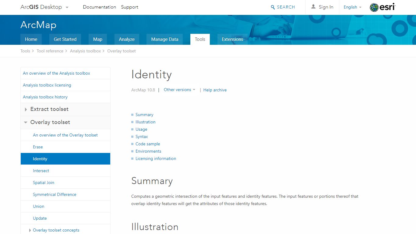 Identity (Analysis)—ArcMap | Documentation - Esri